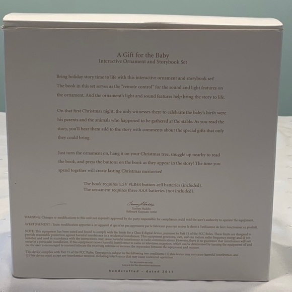 Hallmark Keepsake Interactive Ornament and Storybook Set A Gift for the Baby - Picture 2 of 8